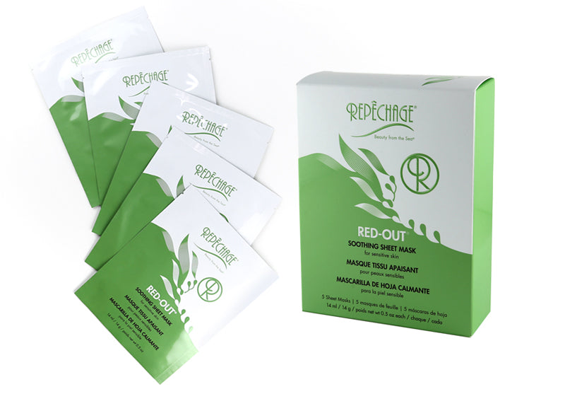 Red-Out® upokojujúca látková maska | 5 ks – Obrázok 3